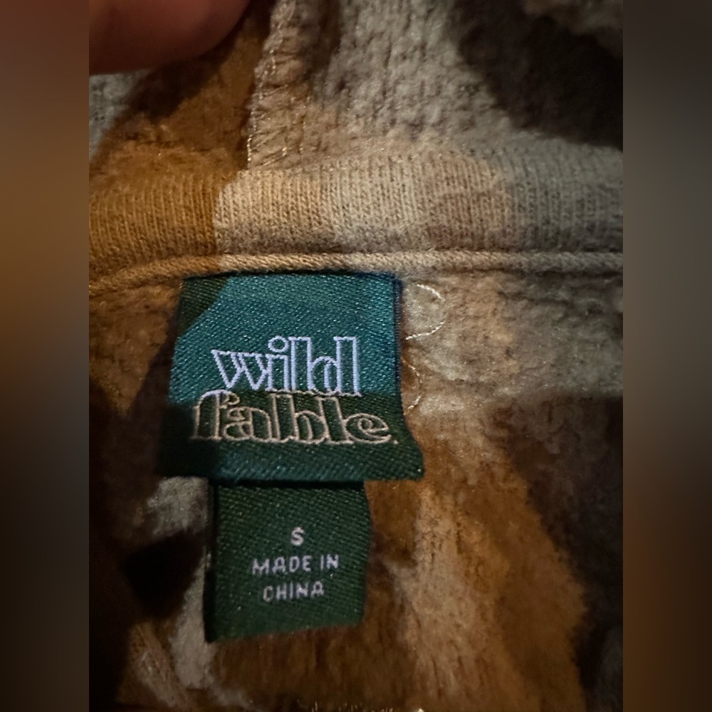 Wild Fable Beige Fleece Outerwear - Picture 2 of 4